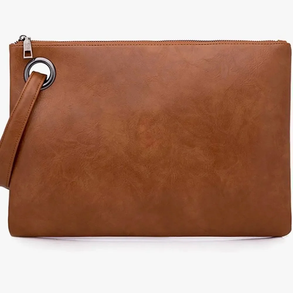Vegan Leather Wristlet